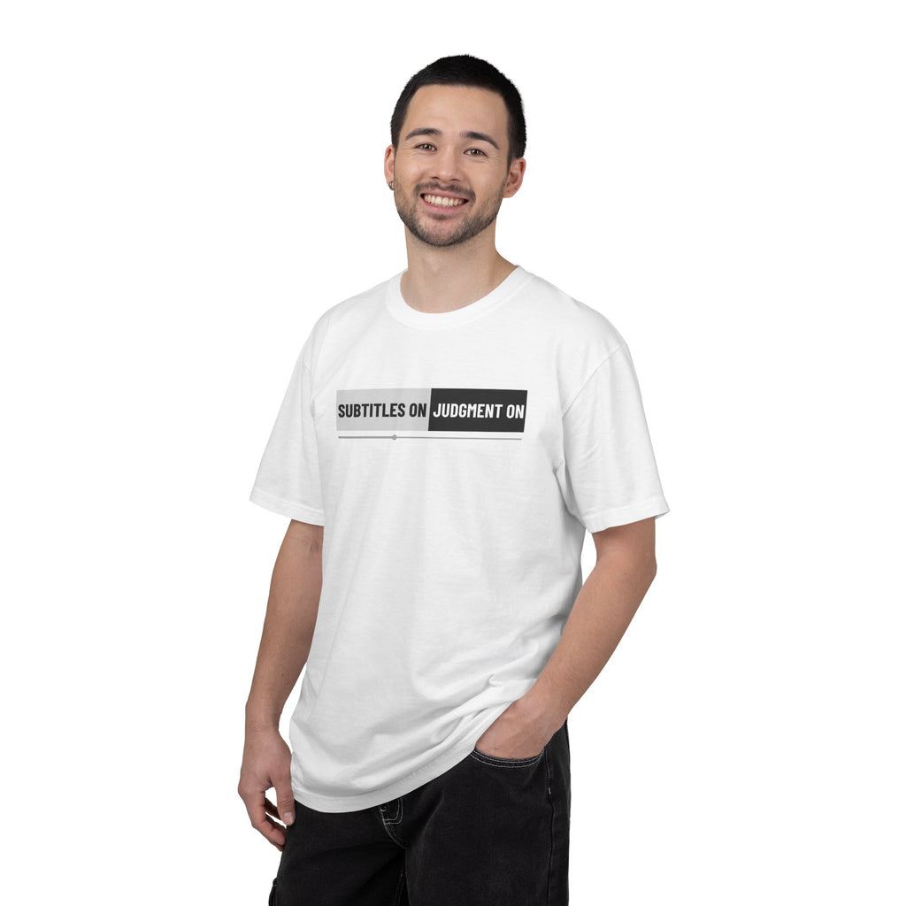Subtitles On, Judgment Off Graphic Unisex T-Shirt