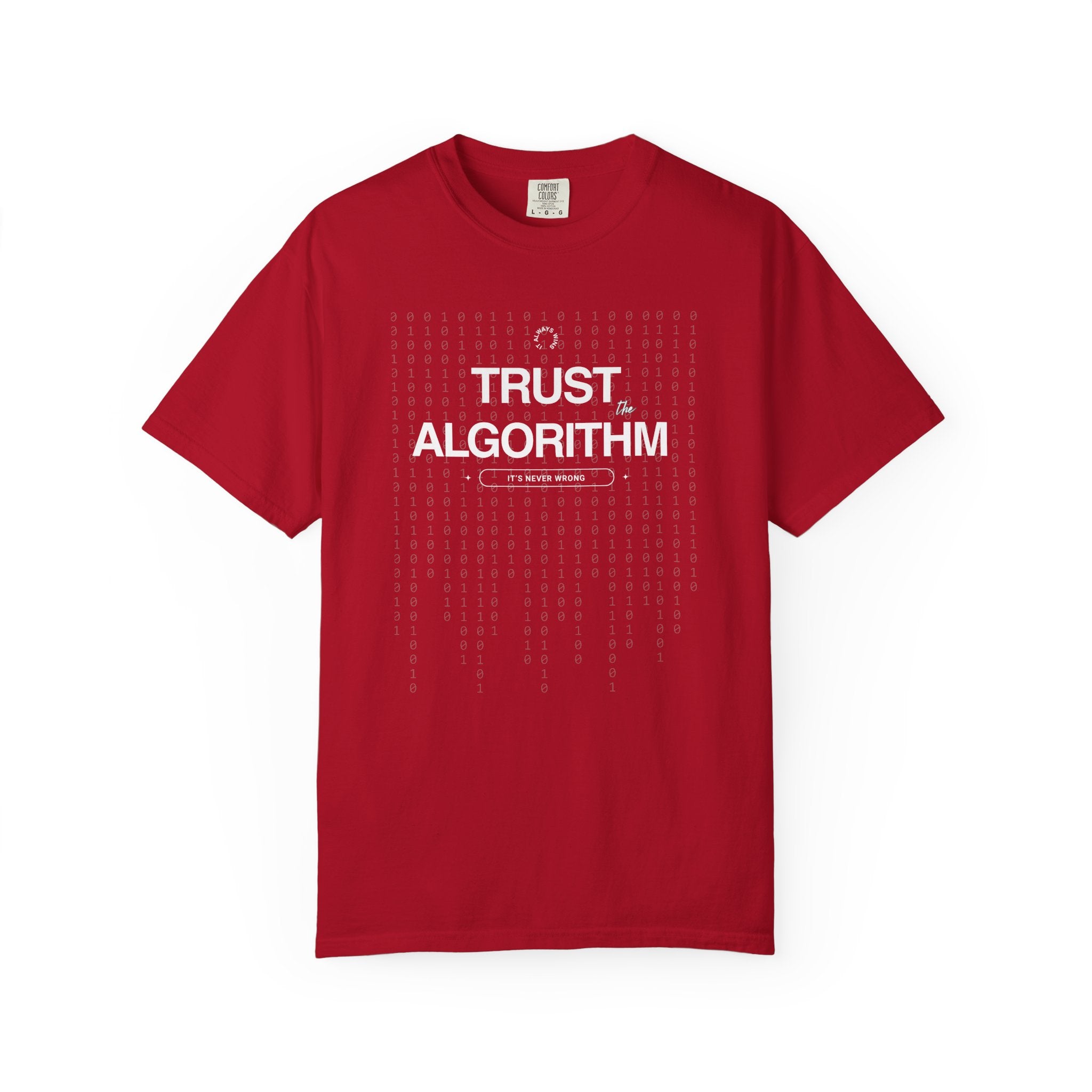 Trust the Algorithm Unisex T-Shirt — Techy Binary Graphic Tee