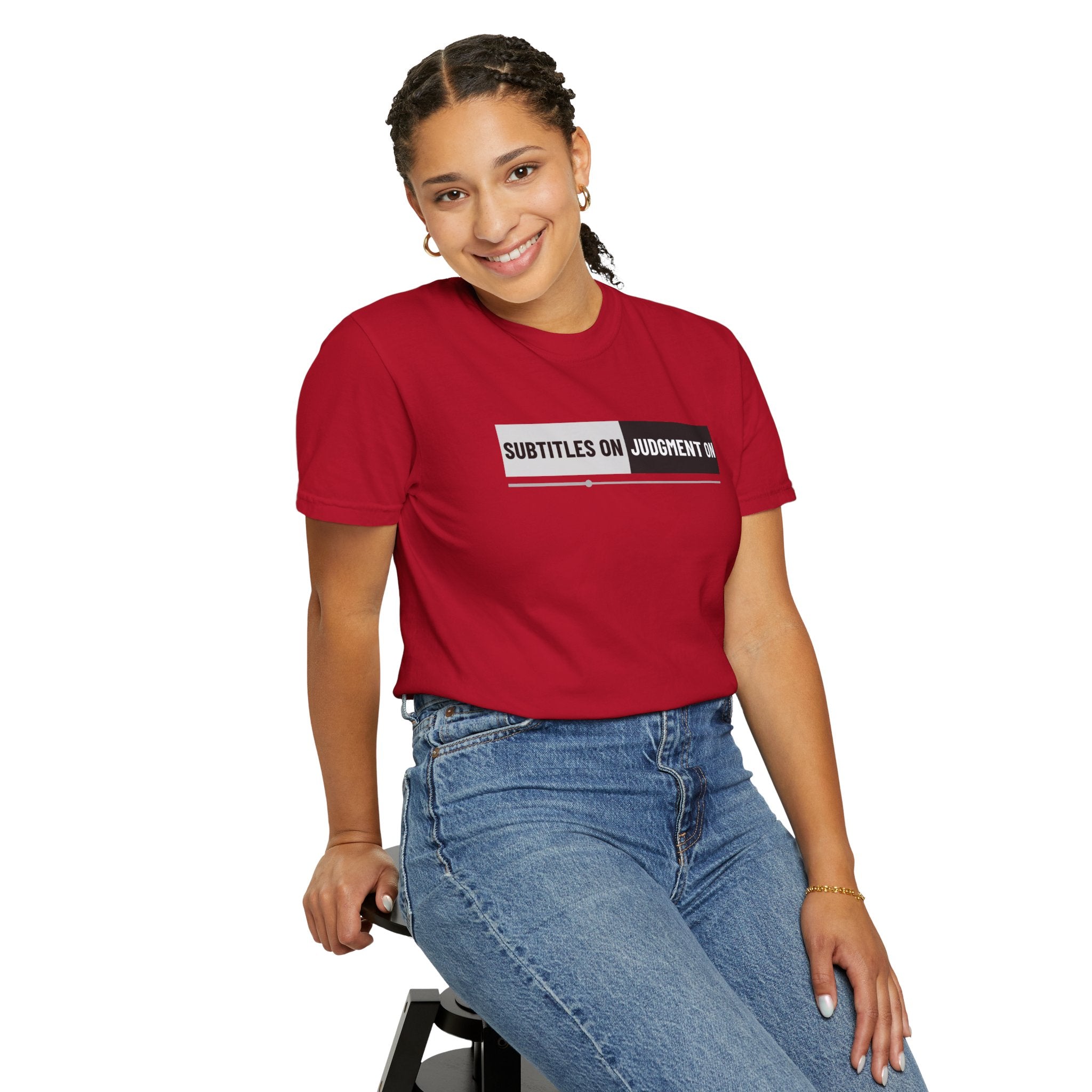Subtitles On, Judgment Off Graphic Unisex T-Shirt