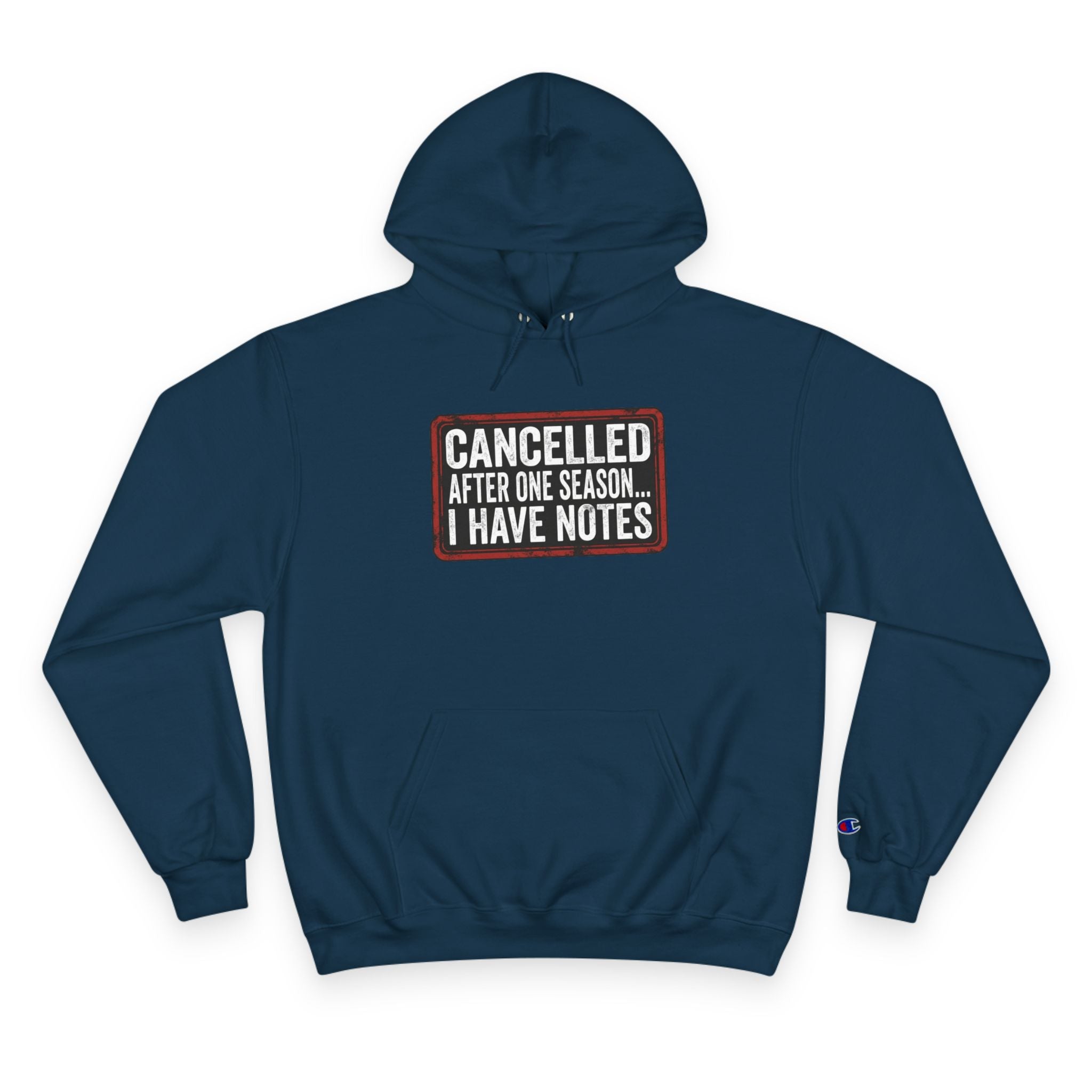 Unisex Hoodie — "Cancelled After One Season. I Have Notes." Vintage TV Critic Hoodie