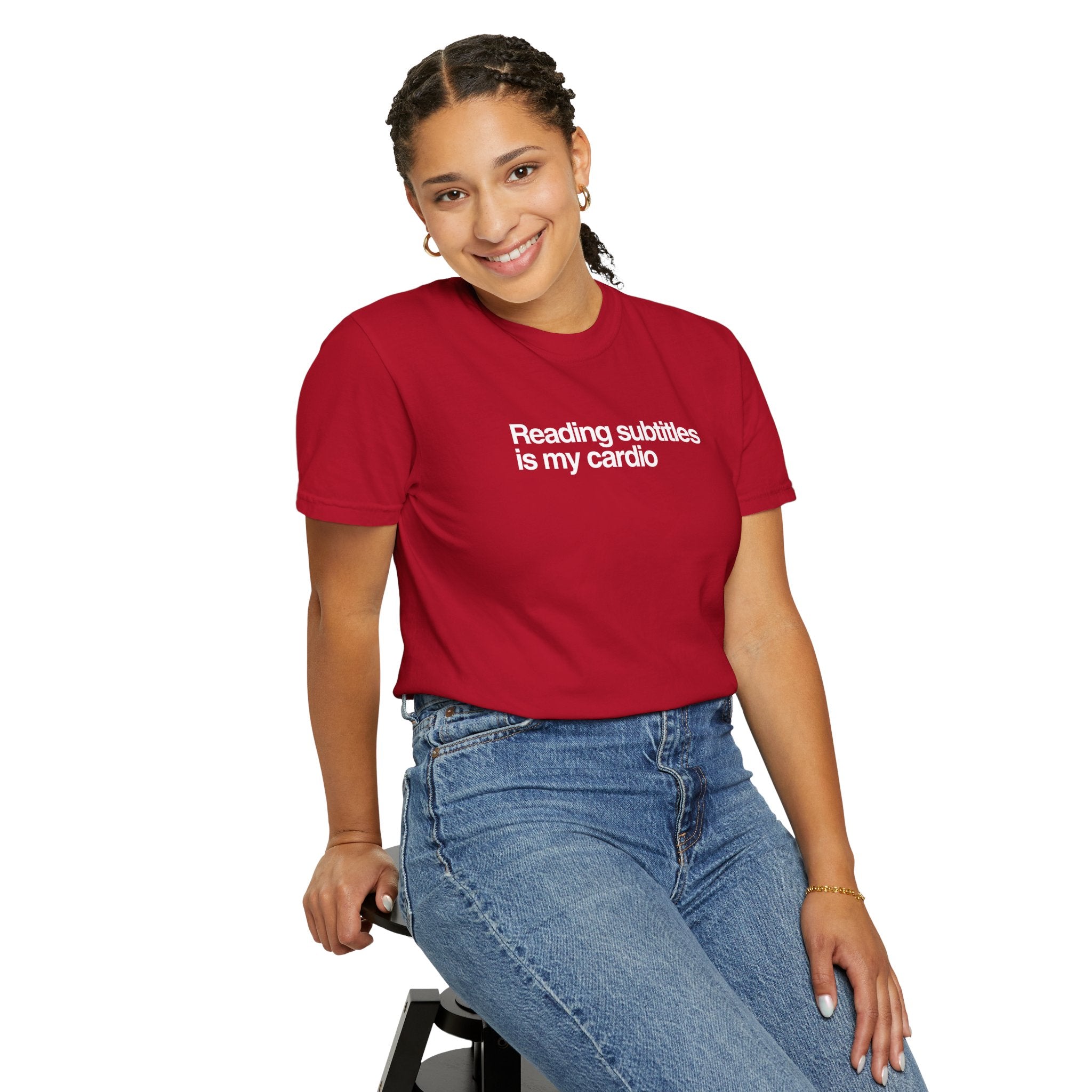 "Reading Subtitles is my cardio" Unisex T-Shirt