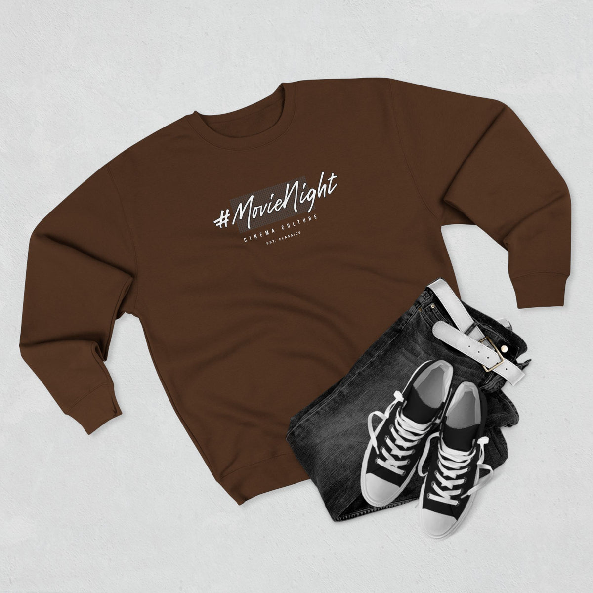 Premium - MovieNight Crewneck Unisex Sweatshirt