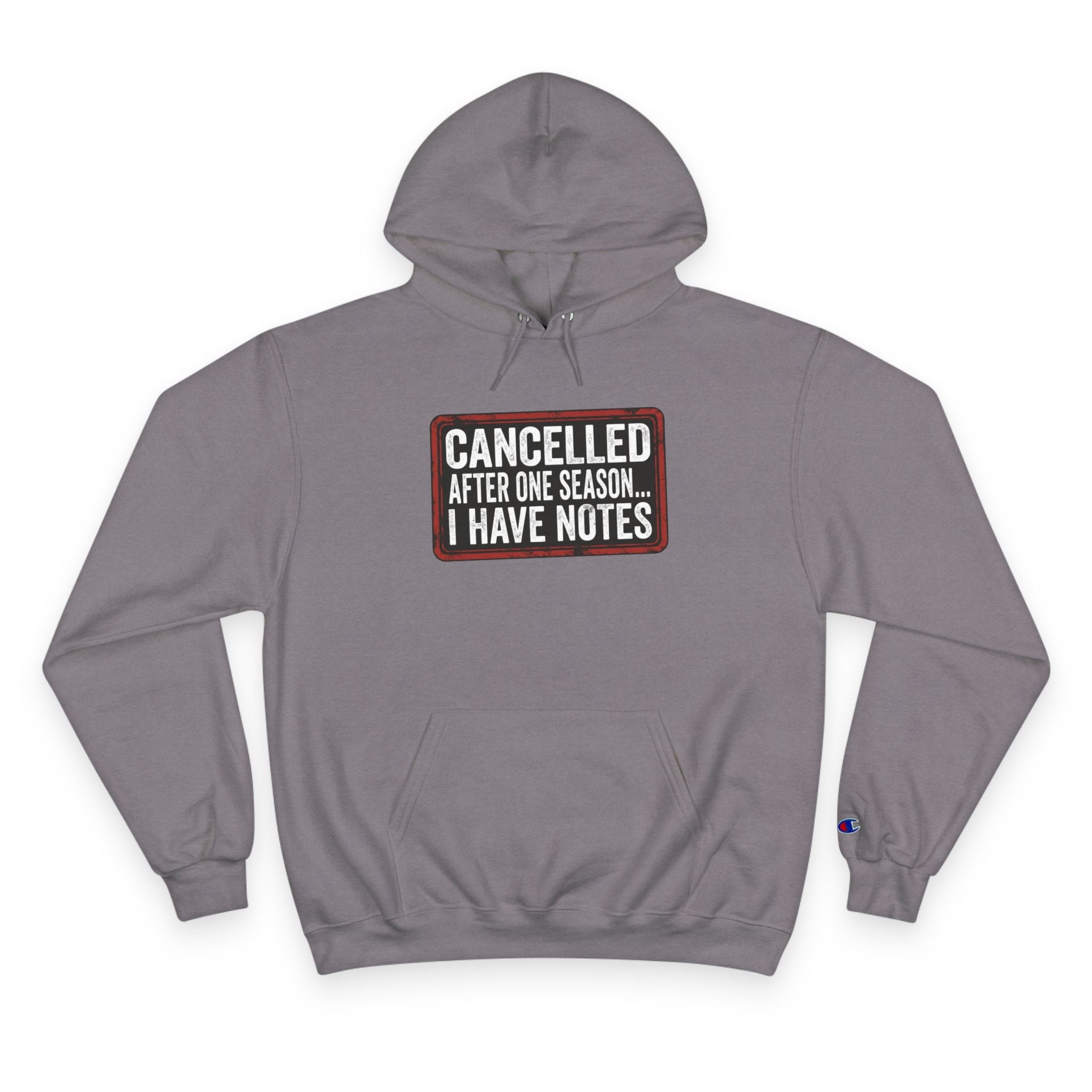 Unisex Hoodie — "Cancelled After One Season. I Have Notes." Vintage TV Critic Hoodie