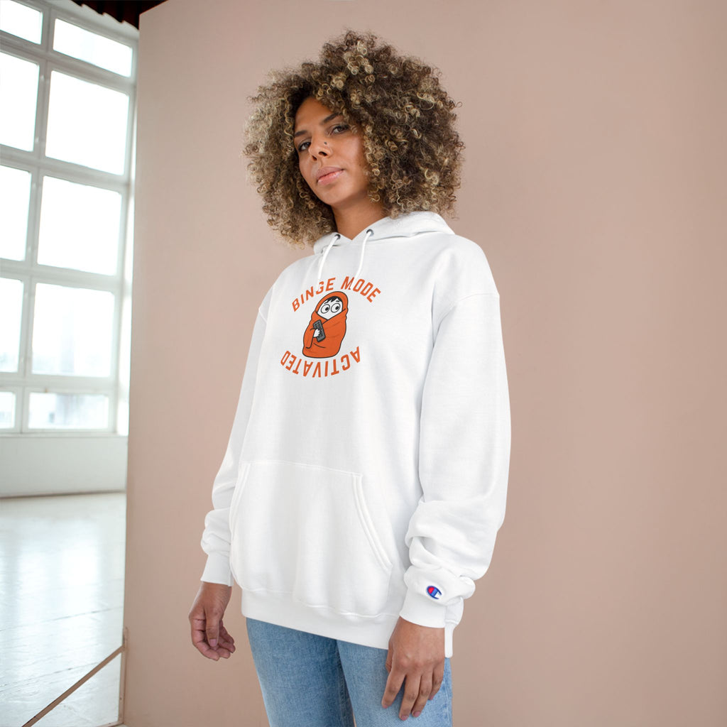 Binge Mode Activated Unisex Hoodie — Cozy Blanket Sloth TV Watching Hoodie