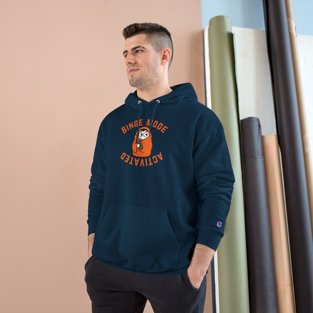 Binge Mode Activated Unisex Hoodie — Cozy Blanket Sloth TV Watching Hoodie