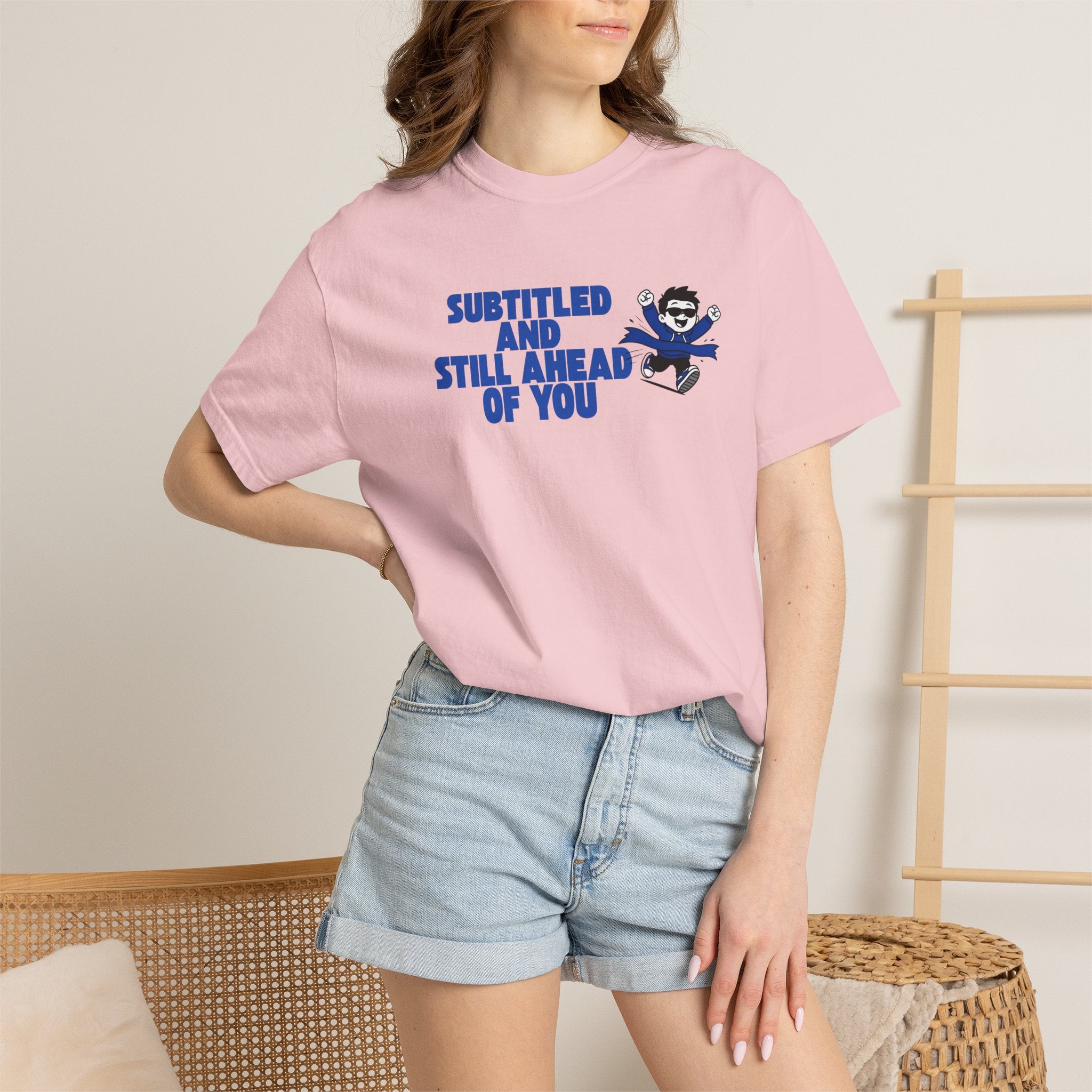 Unisex T-Shirt — “Subtitled and Still Ahead of You” Retro Cartoon Graphic Tee