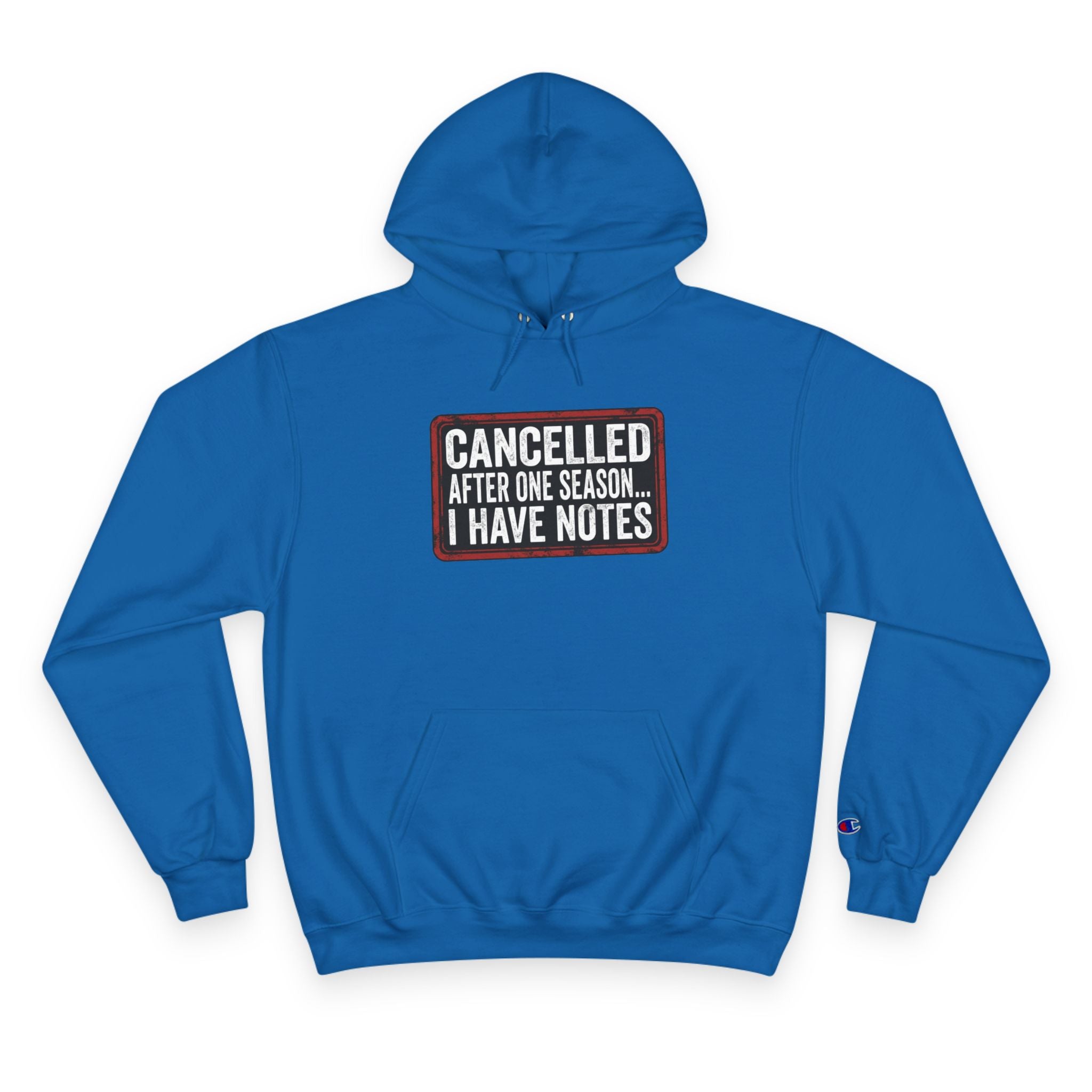 Unisex Hoodie — "Cancelled After One Season. I Have Notes." Vintage TV Critic Hoodie