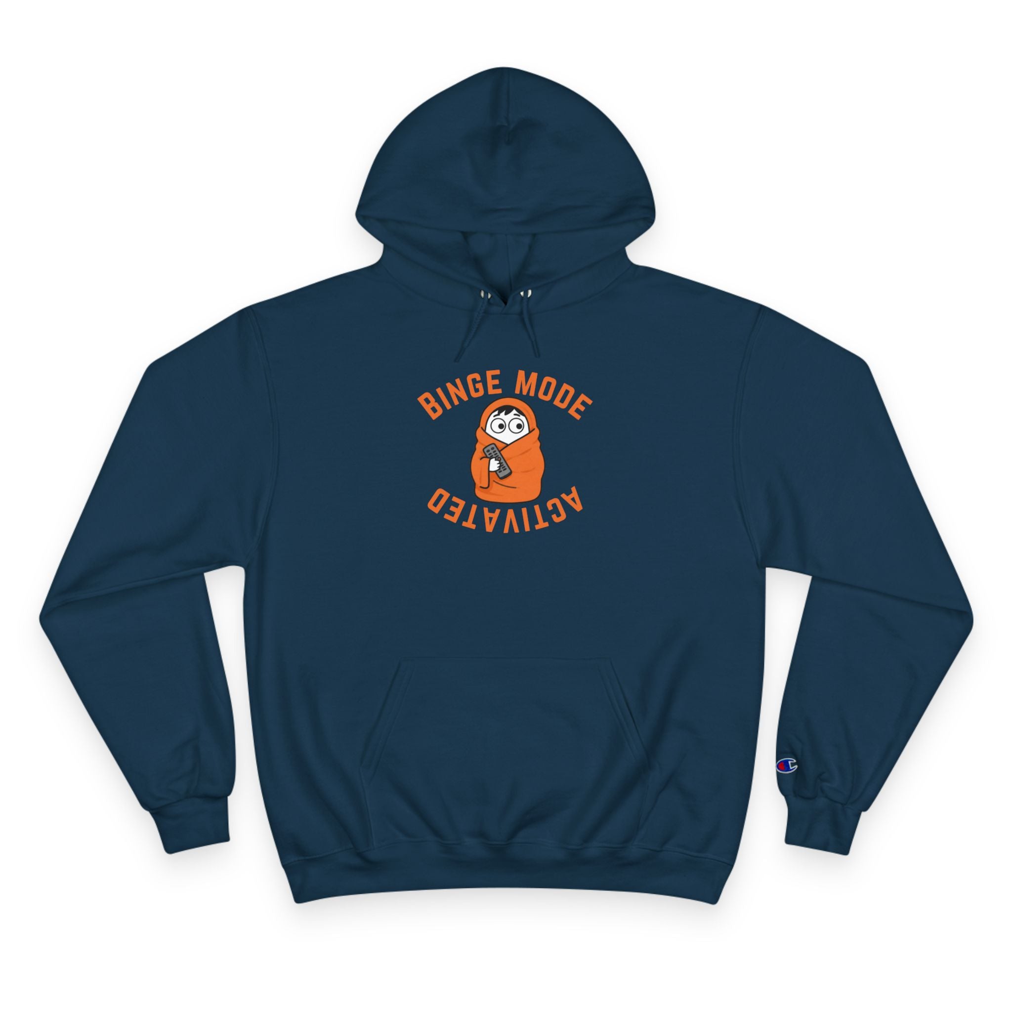 Binge Mode Activated Unisex Hoodie — Cozy Blanket Sloth TV Watching Hoodie
