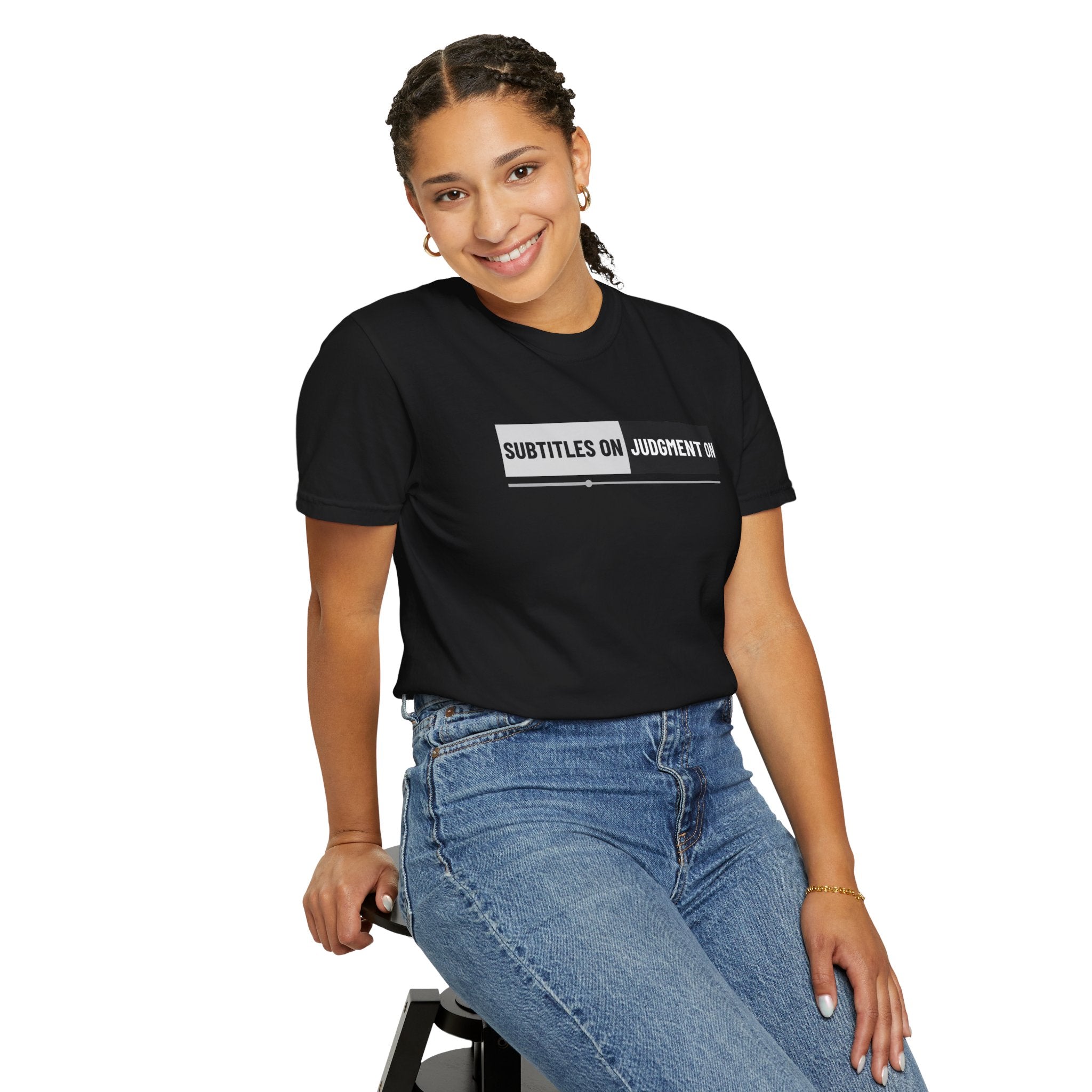 Subtitles On, Judgment Off Graphic Unisex T-Shirt