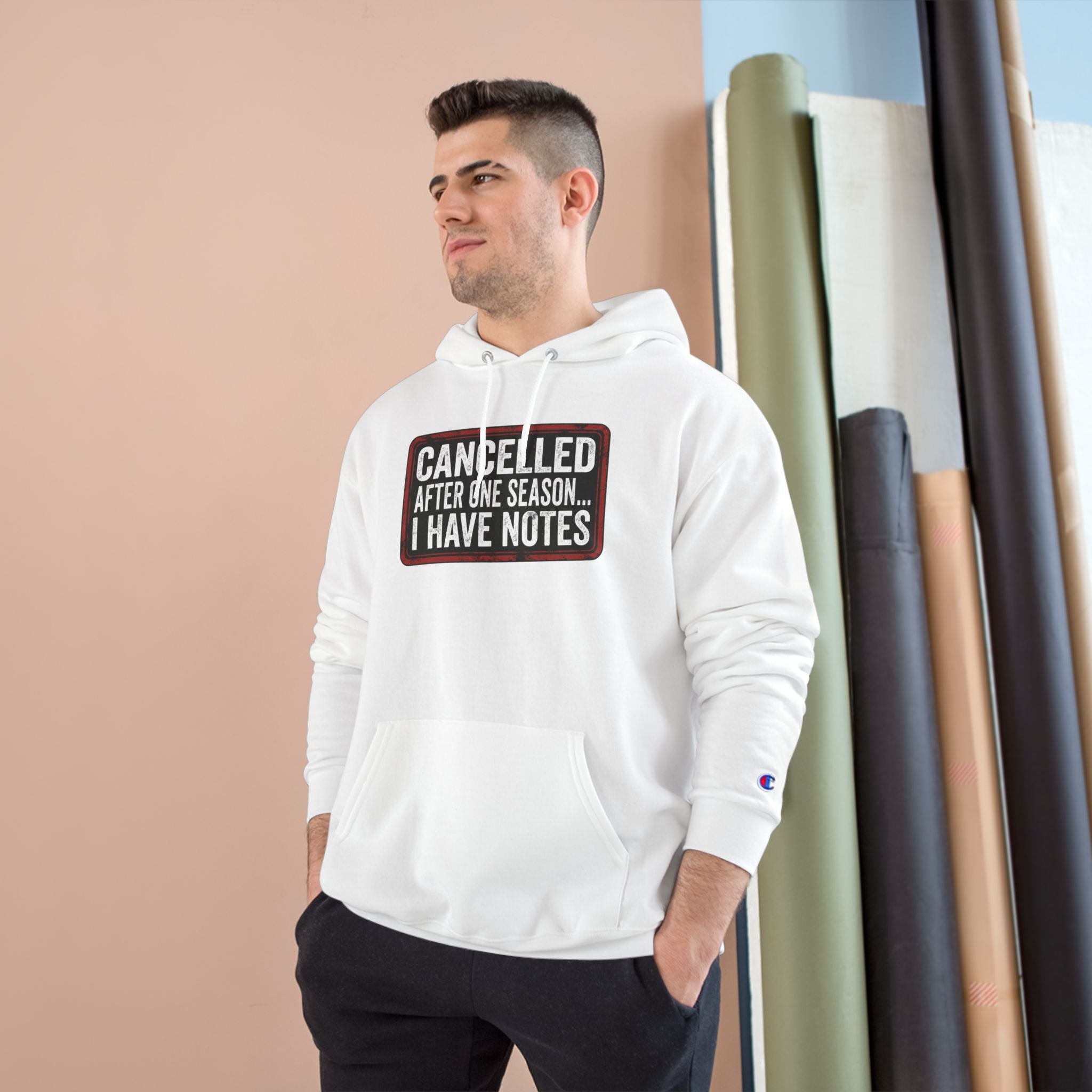 Unisex Hoodie — "Cancelled After One Season. I Have Notes." Vintage TV Critic Hoodie