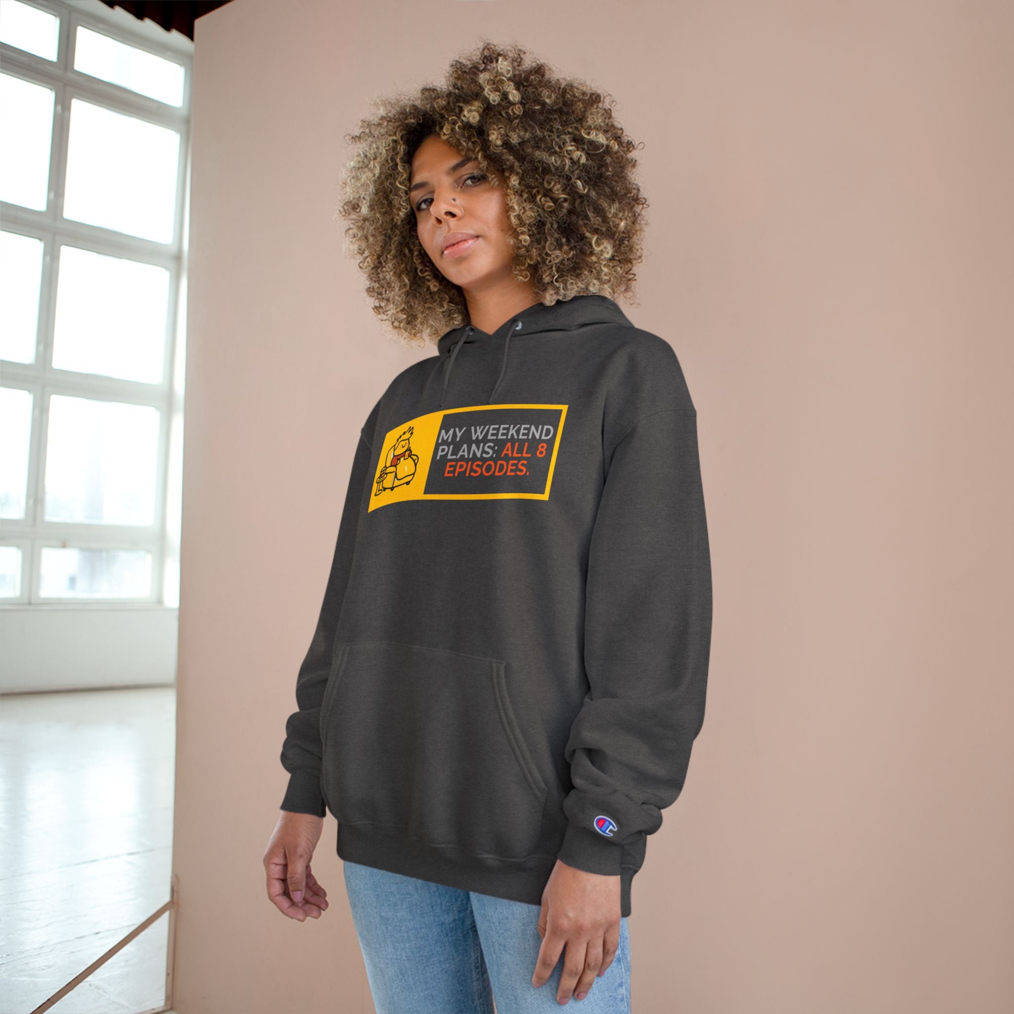TV Binge Pullover — “My Weekend Plans: All 8 Episodes” Unisex  Hoodie