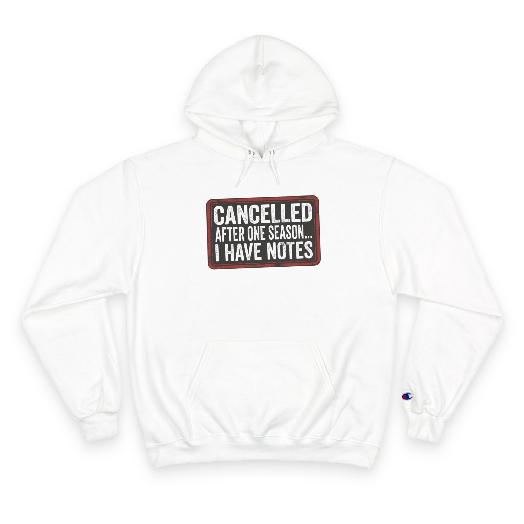 Unisex Hoodie — "Cancelled After One Season. I Have Notes." Vintage TV Critic Hoodie
