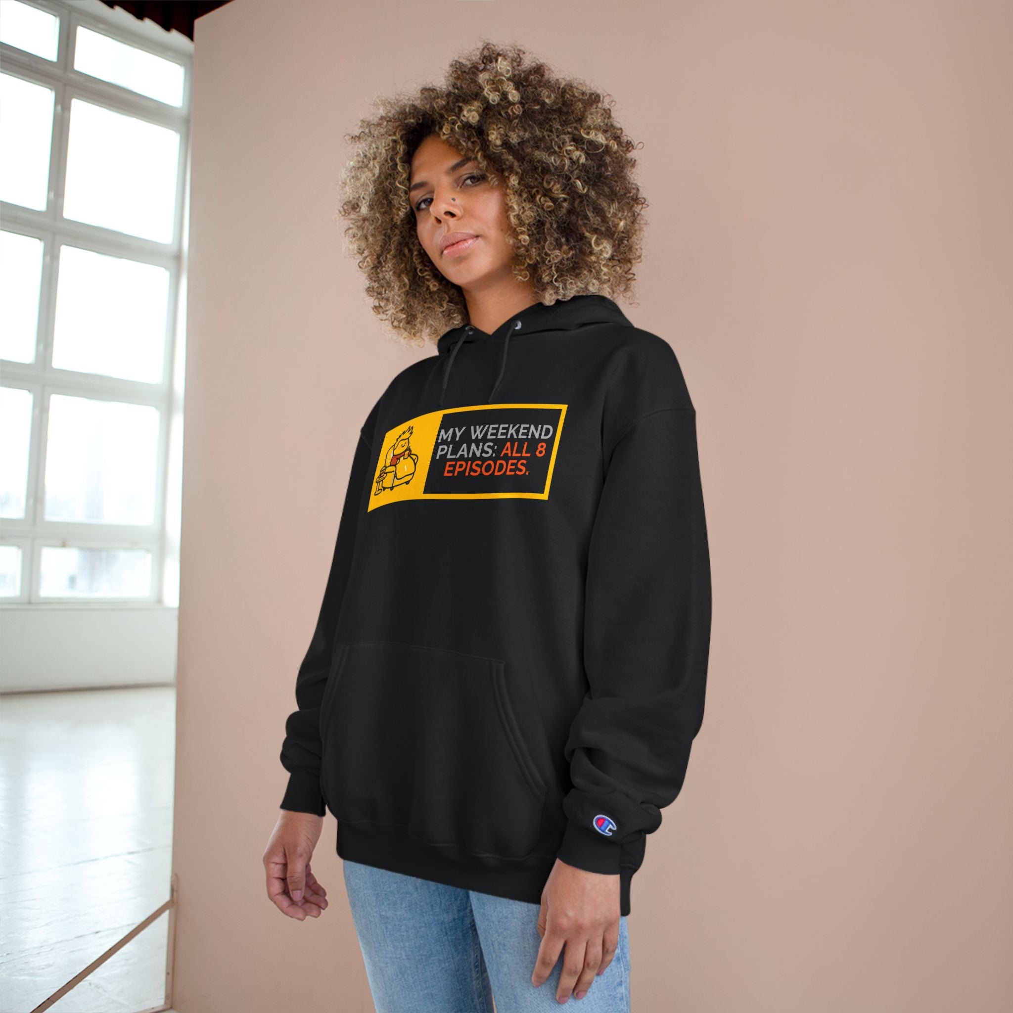TV Binge Pullover — “My Weekend Plans: All 8 Episodes” Unisex  Hoodie