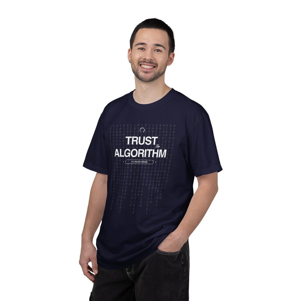 Trust the Algorithm Unisex T-Shirt — Techy Binary Graphic Tee
