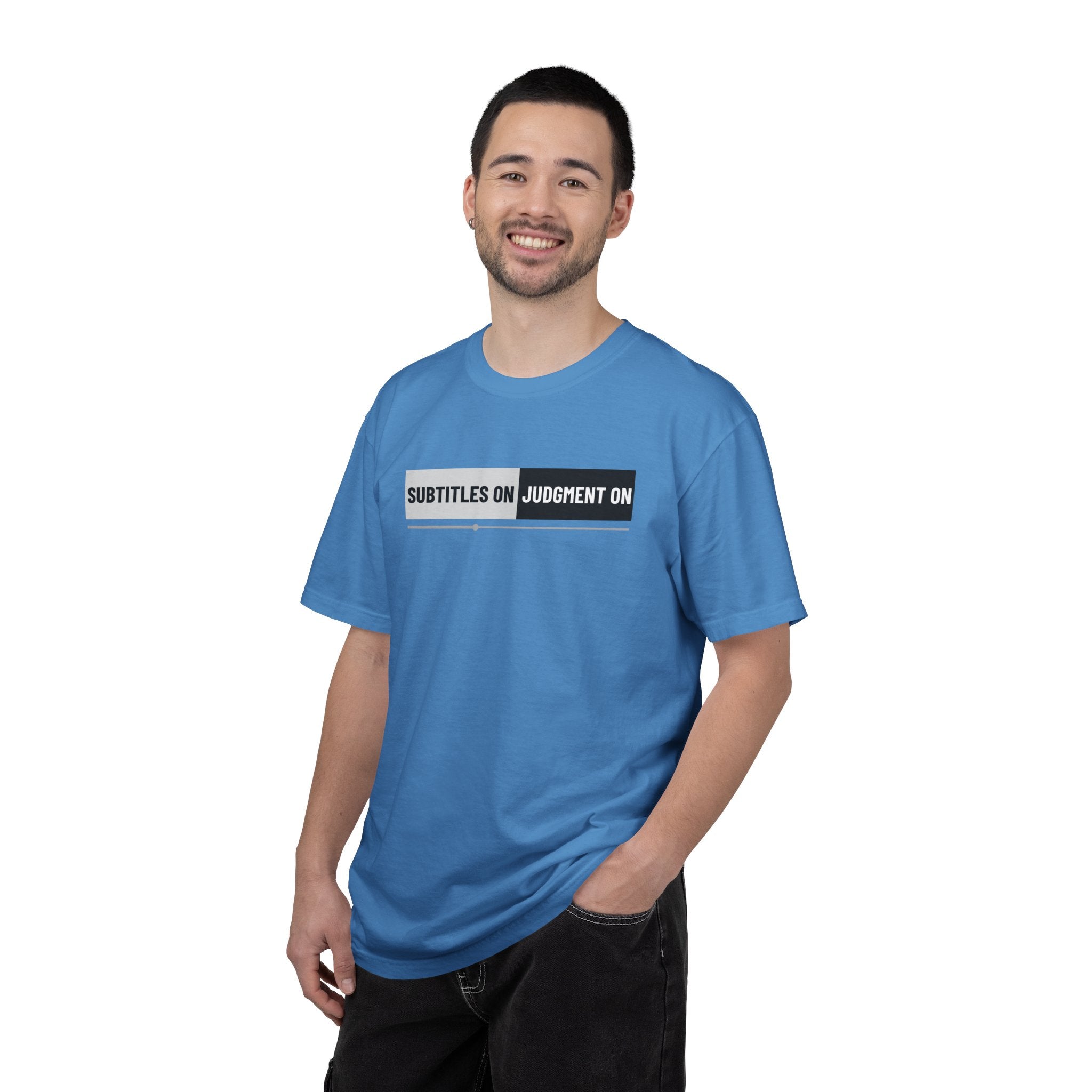 Subtitles On, Judgment Off Graphic Unisex T-Shirt