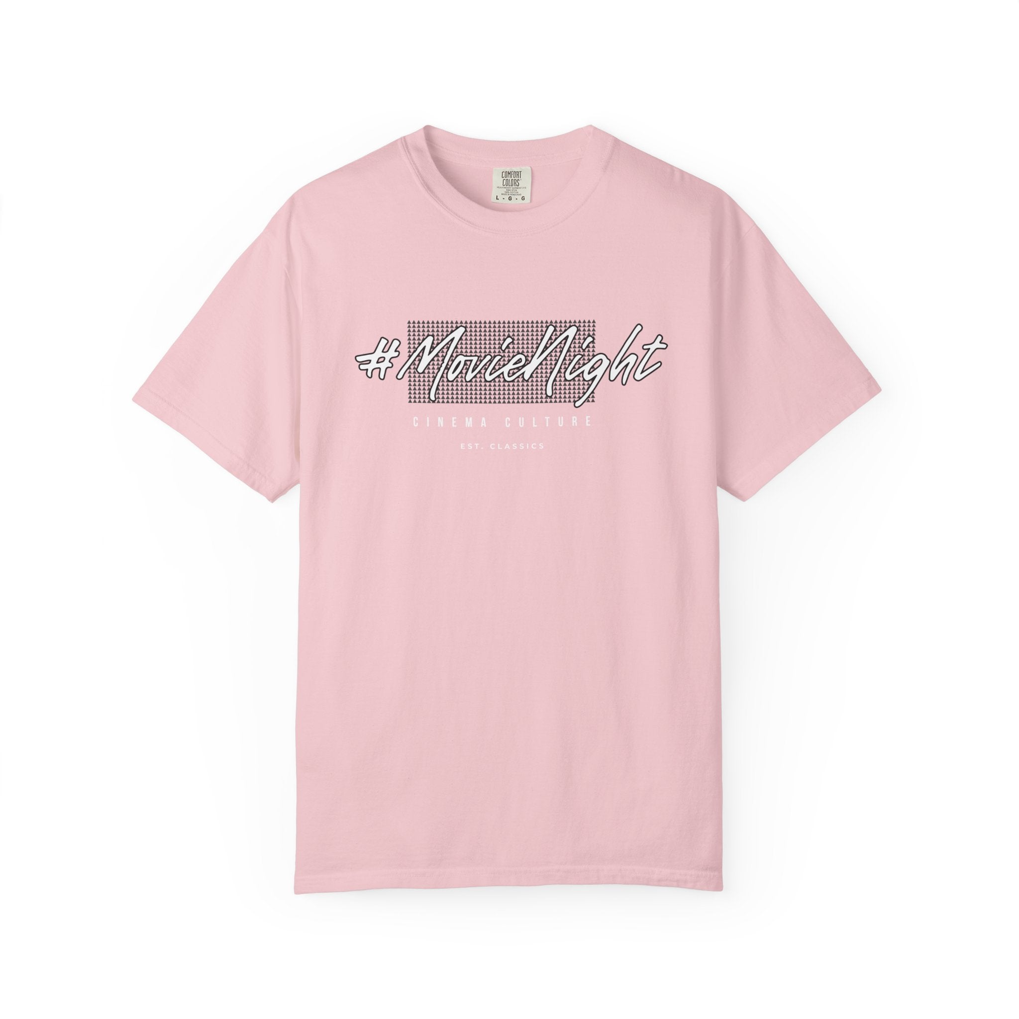 #MovieNight Unisex T-Shirt — Retro Script Movie Night Tee