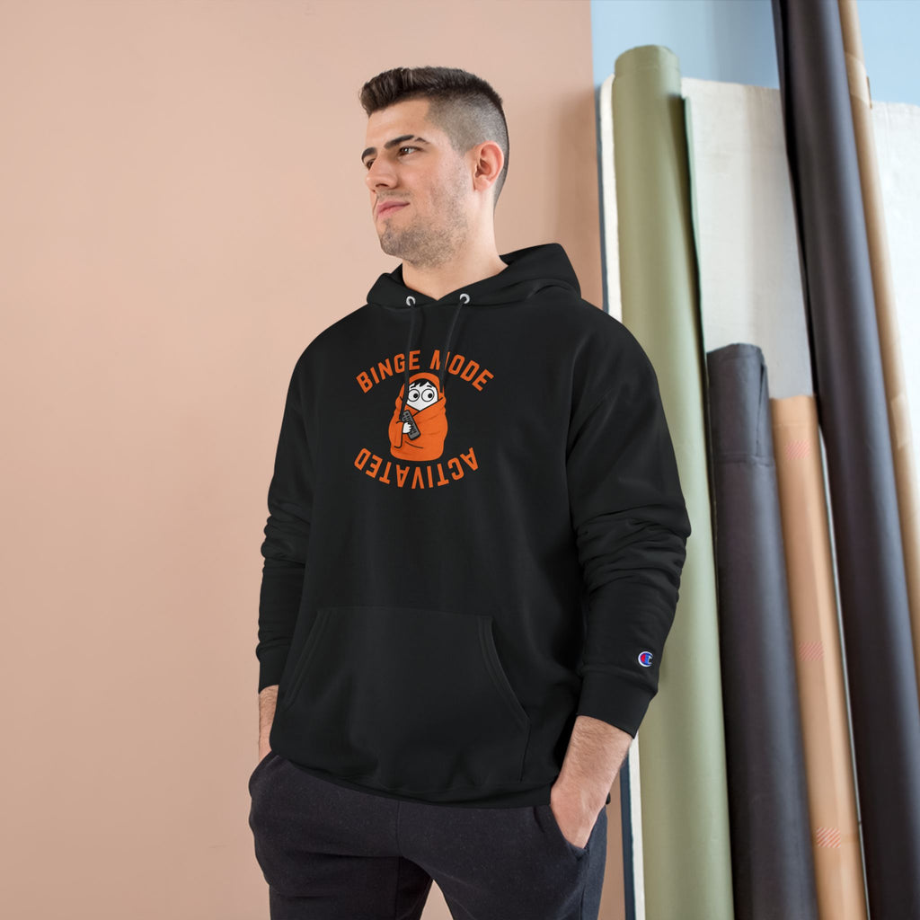 Binge Mode Activated Unisex Hoodie — Cozy Blanket Sloth TV Watching Hoodie