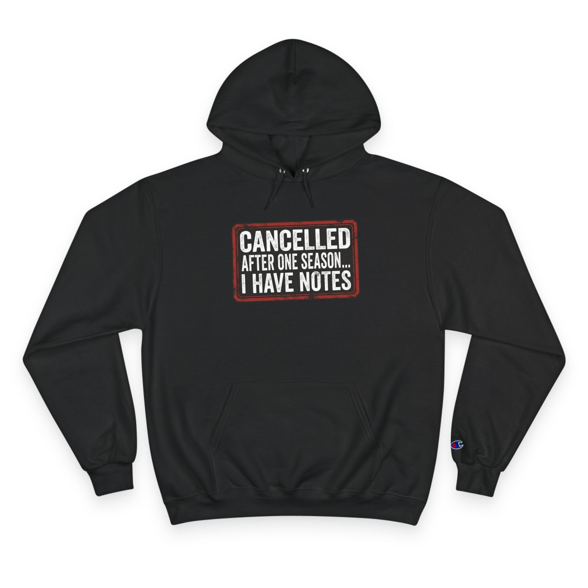 Unisex Hoodie — "Cancelled After One Season. I Have Notes." Vintage TV Critic Hoodie