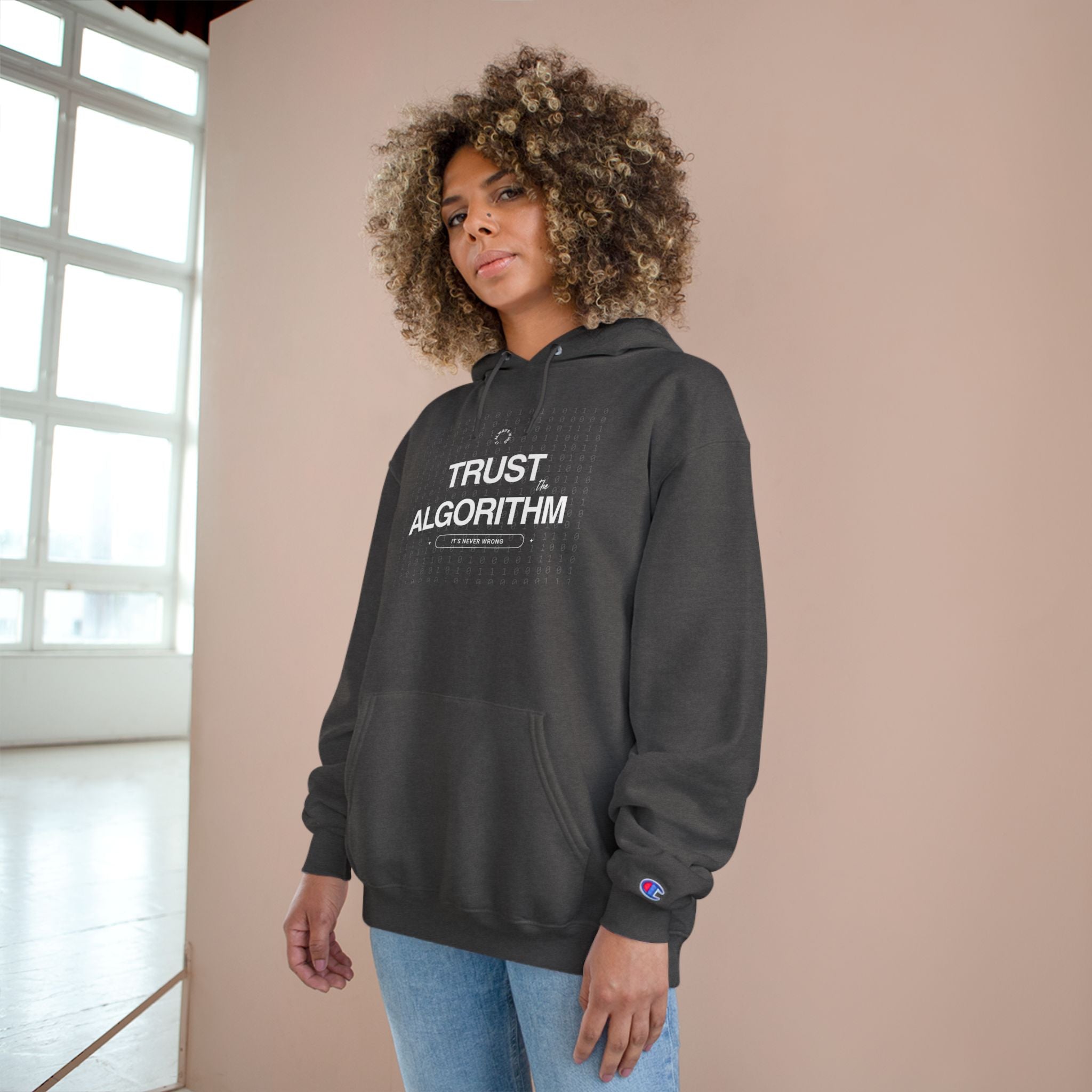 Trust the Algorithm Unisex Hoodie — Tech Humor Pullover for Coders