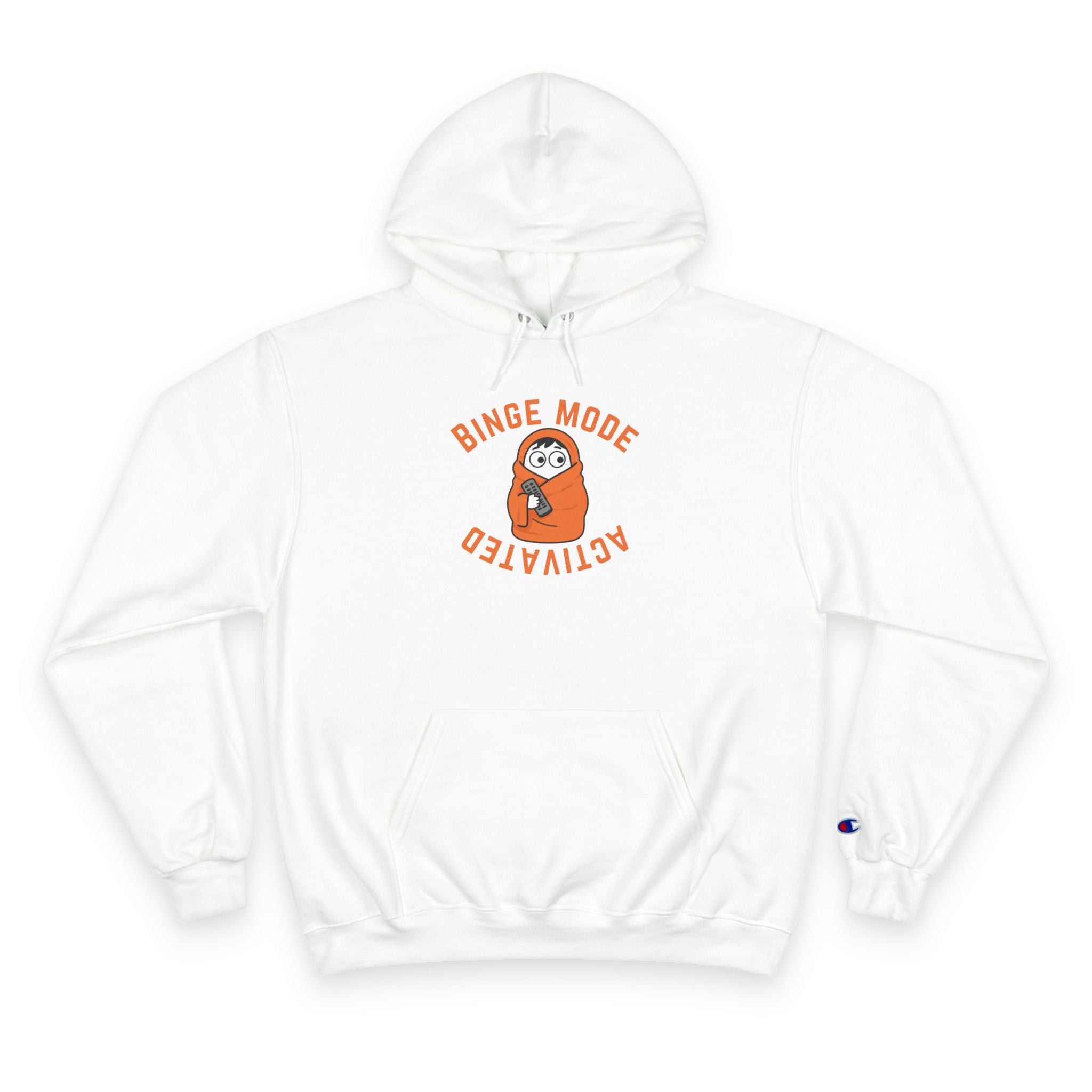 Binge Mode Activated Unisex Hoodie — Cozy Blanket Sloth TV Watching Hoodie