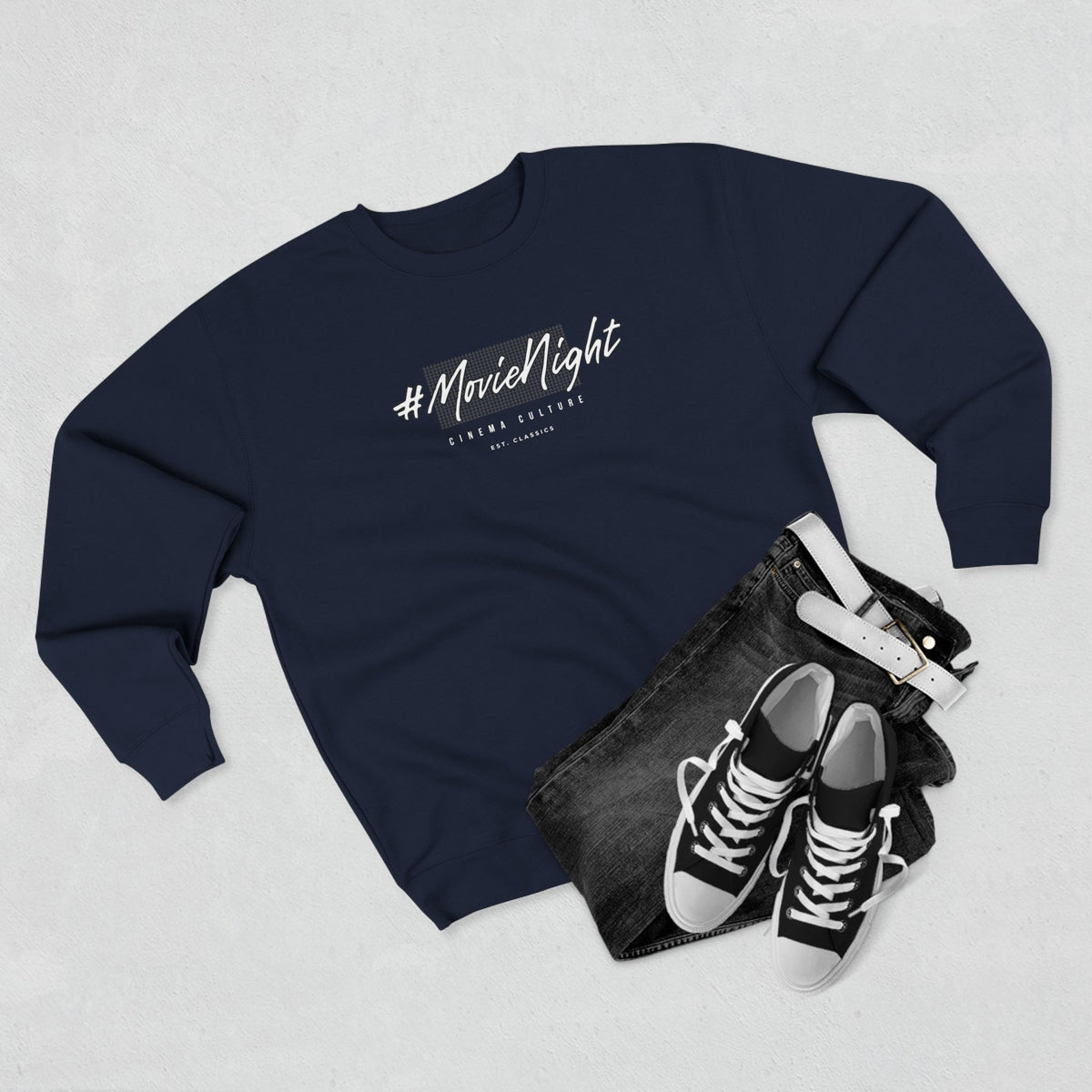 Premium - MovieNight Crewneck Unisex Sweatshirt