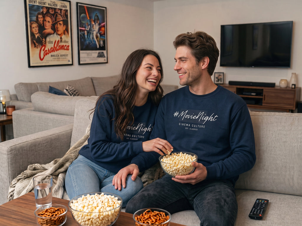 Premium - Couple's Matching Movie Night Sweatshirts