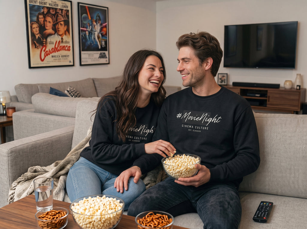 Premium - Couple's Matching Movie Night Sweatshirts