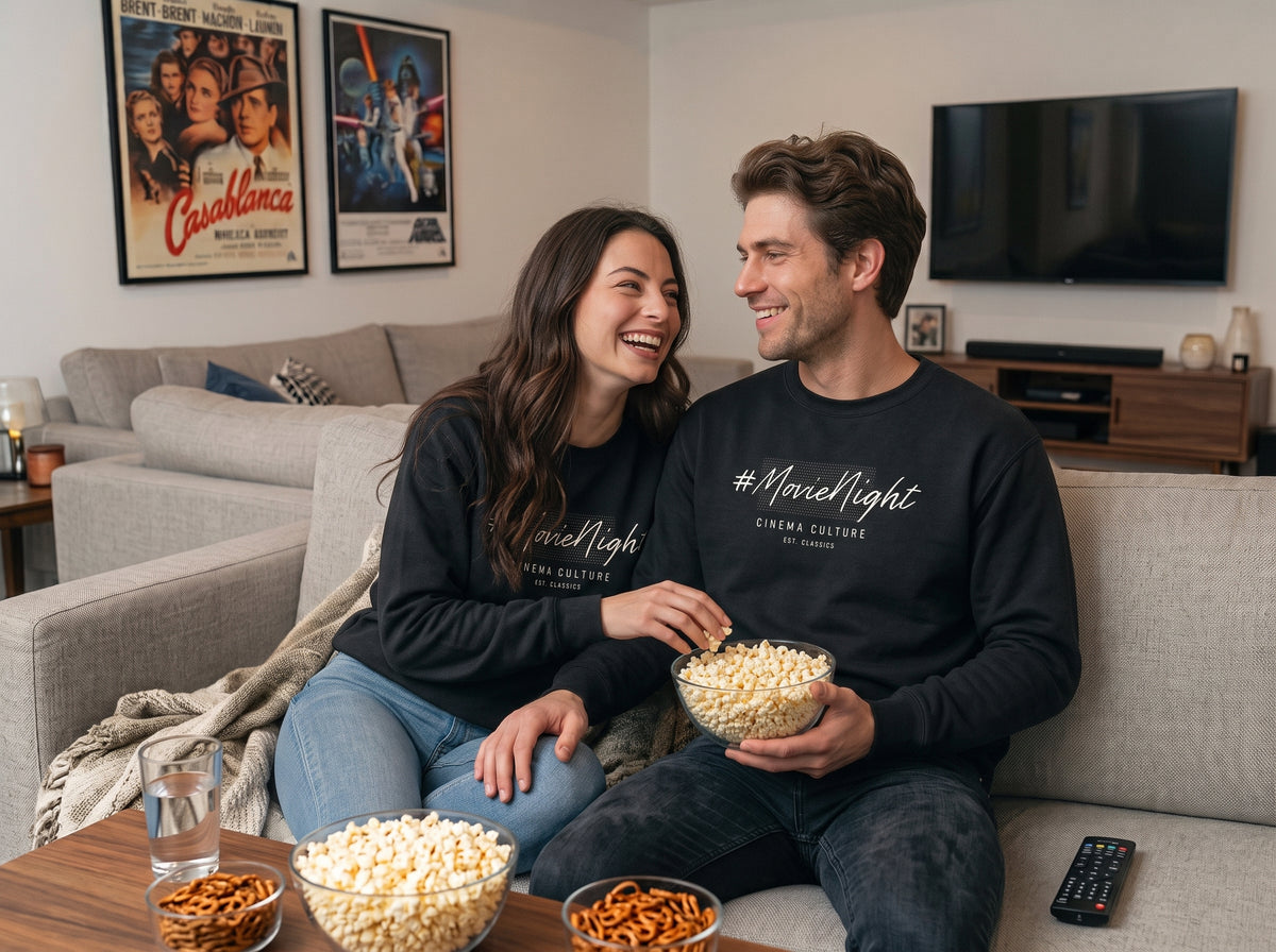 Premium - Couple's Matching Movie Night Sweatshirts